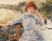 Pierre-Auguste Renoir Portrat der Alphonsine Fournaise oil painting